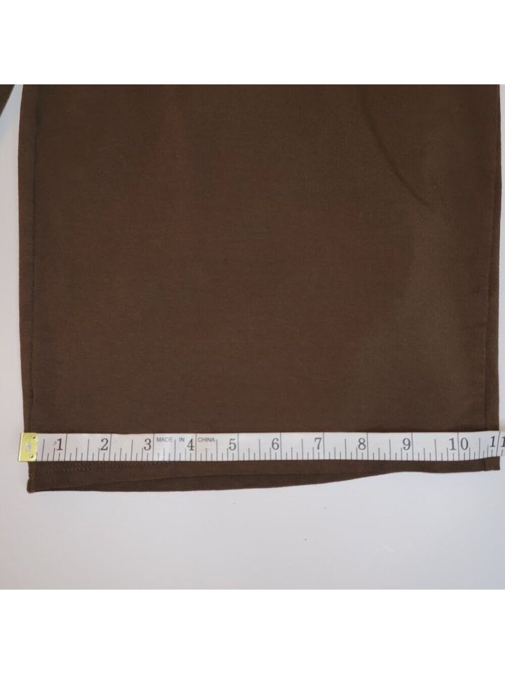 J. Jill Wearever Collection Cropped Pull On Pants Brown Wide Leg Women's Size L - Picture 8 of 12